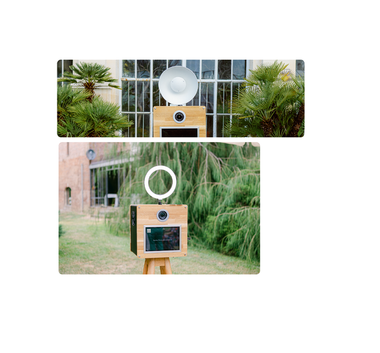 photobooth ring light et bol beauté