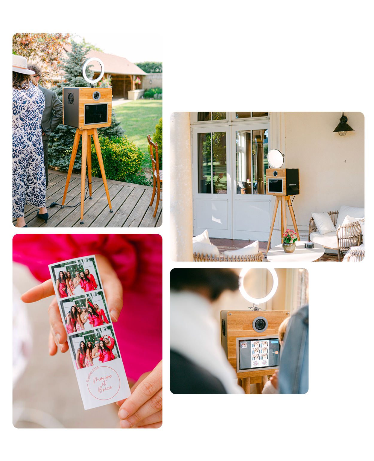 photo pêle mêle photobooth, impression photo