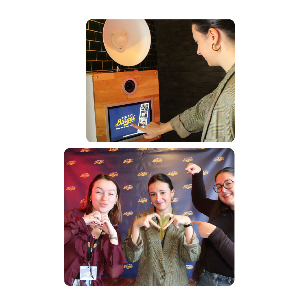événements professionnels photobooth inauguration restaurant 