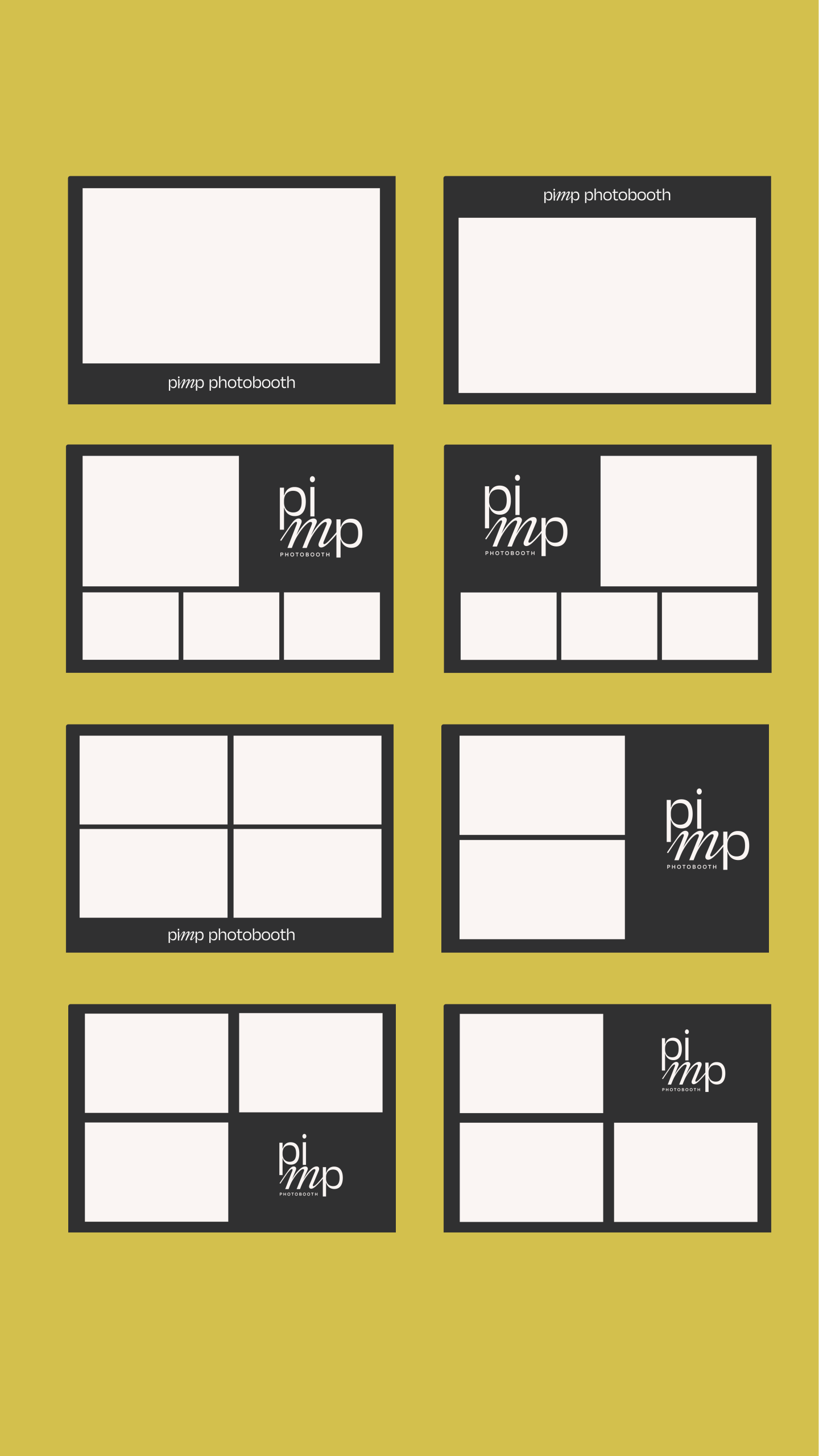 modèles templates personnalisation photobooth